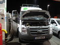 Feb2012outing Minibus at service station.JPG